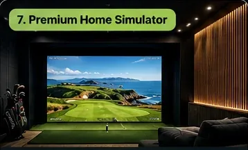 Premium Home Simulator golf simulator room