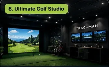 Ultimate Golf Studio golf simulator room